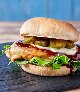Acılı Tavuk Burger