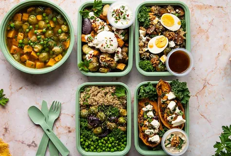 Kinoalı ve sebzeli öğle yemekleri