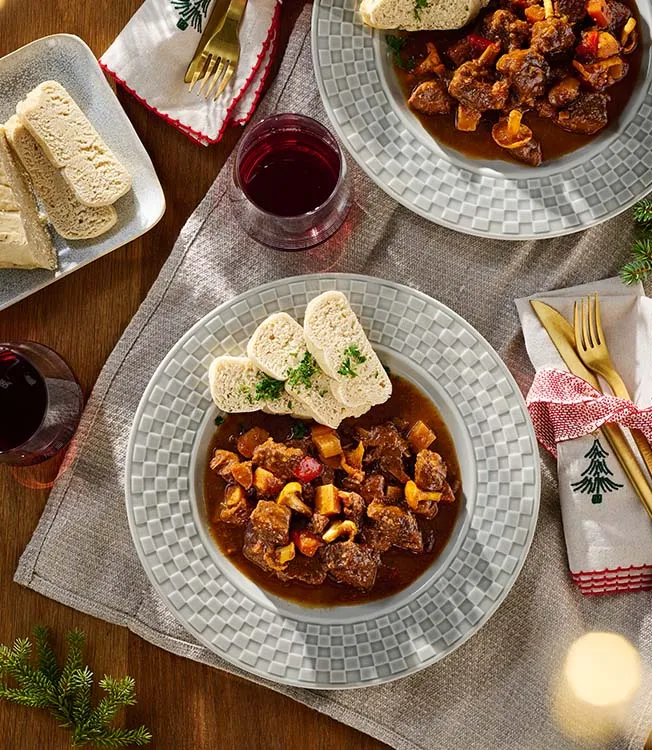 Bohemya’dan mantarlı geyik gulaş