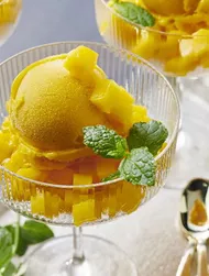 2 malzemeli çok kolay mango sorbe
