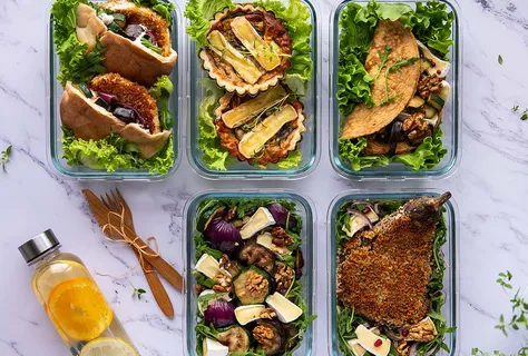 Camembert peynirli ve sebzeli beslenme çantası önerileri