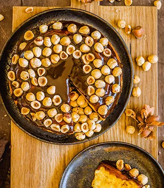 Turna Yemişli, Karamelli, Fındıklı ve Bal Kabaklı Cheesecake