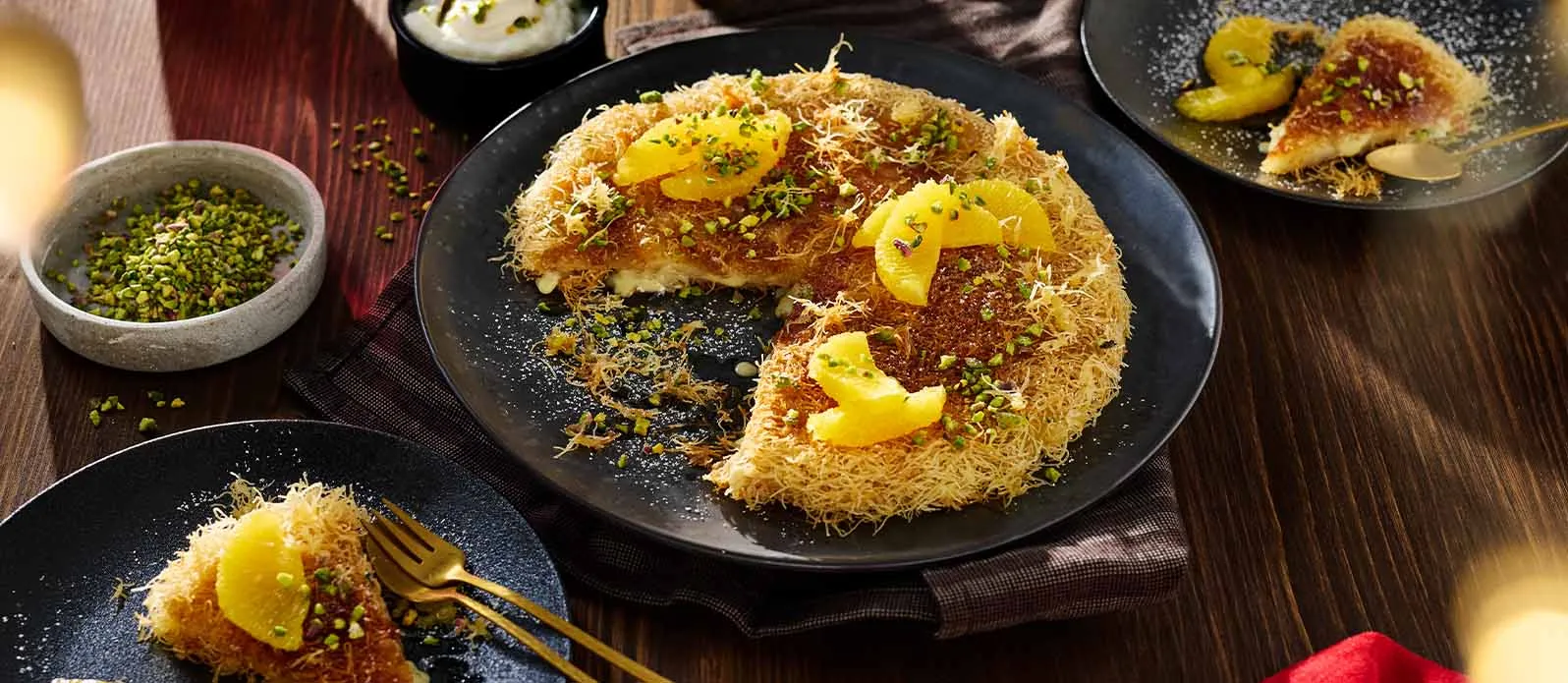 Peynir ve kadayıf buluştu: Künefe