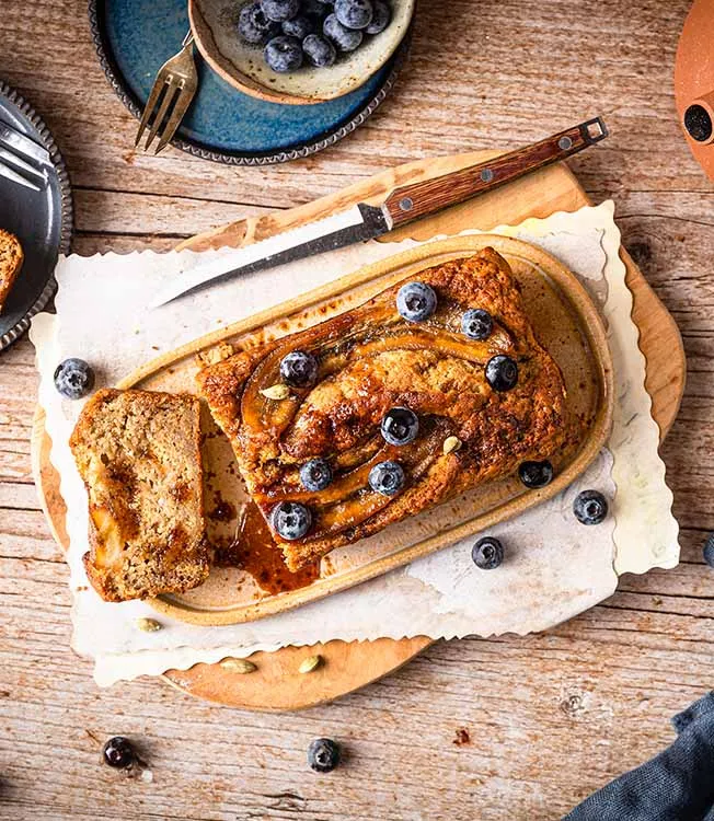 Kakuleli vegan muzlu ekmek