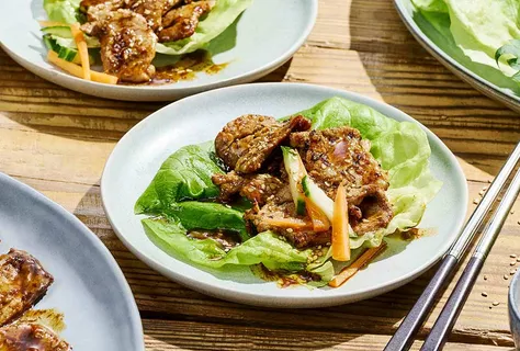 Marulun içerisinde domuz bulgogi