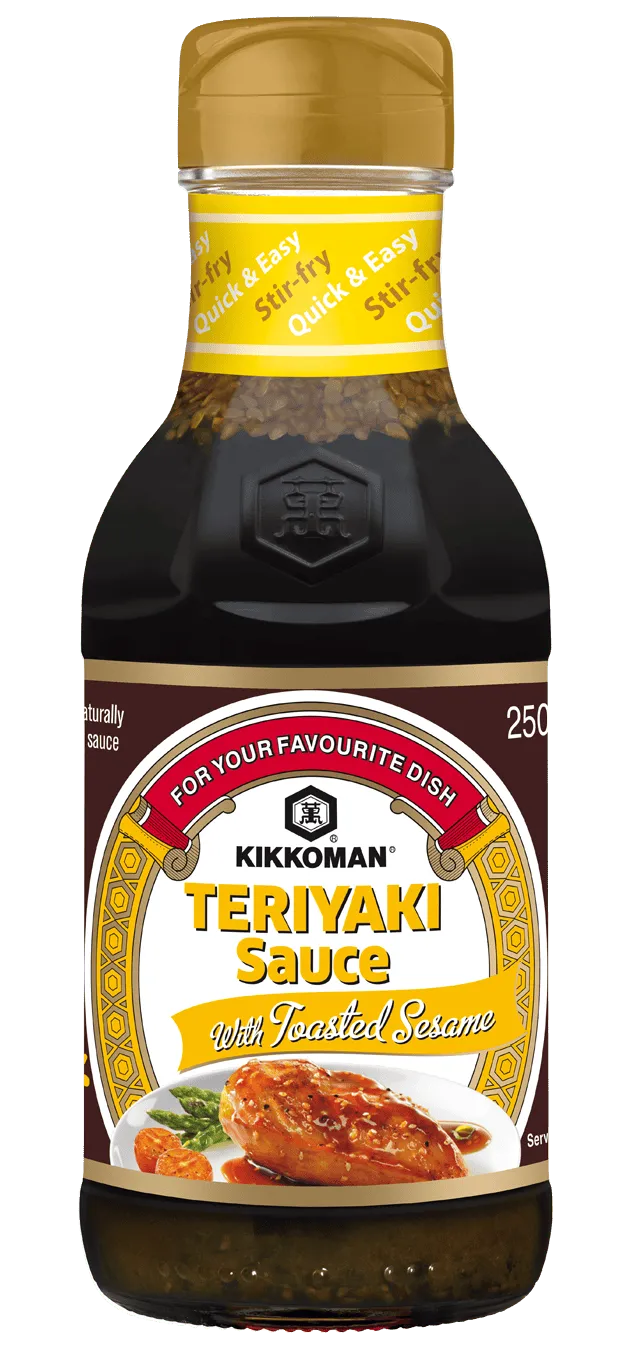 Kikkoman Kavrulmuş Susamlı Teriyaki Sos 250 ml şişe