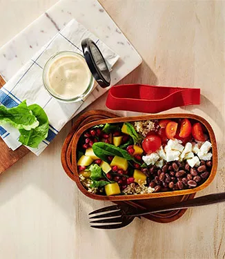 Feta Peynirli Kuskuslu Sebzeli Bento Kutusu