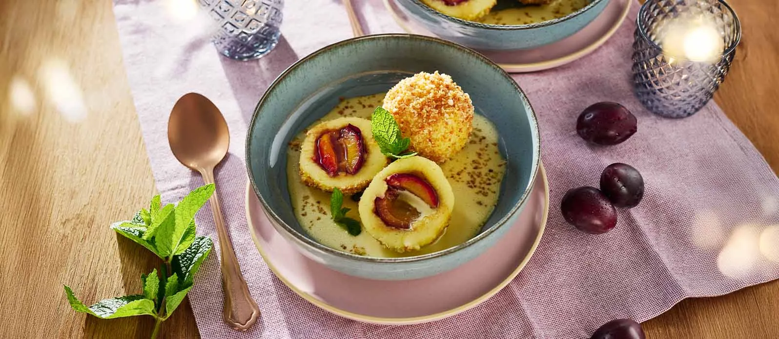 Bohemya’dan panko kaplı erikli hamur topları (dumpling)