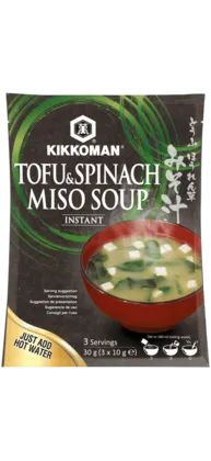 Kikkoman Tofu ve Ispanaklı Miso Çorbası