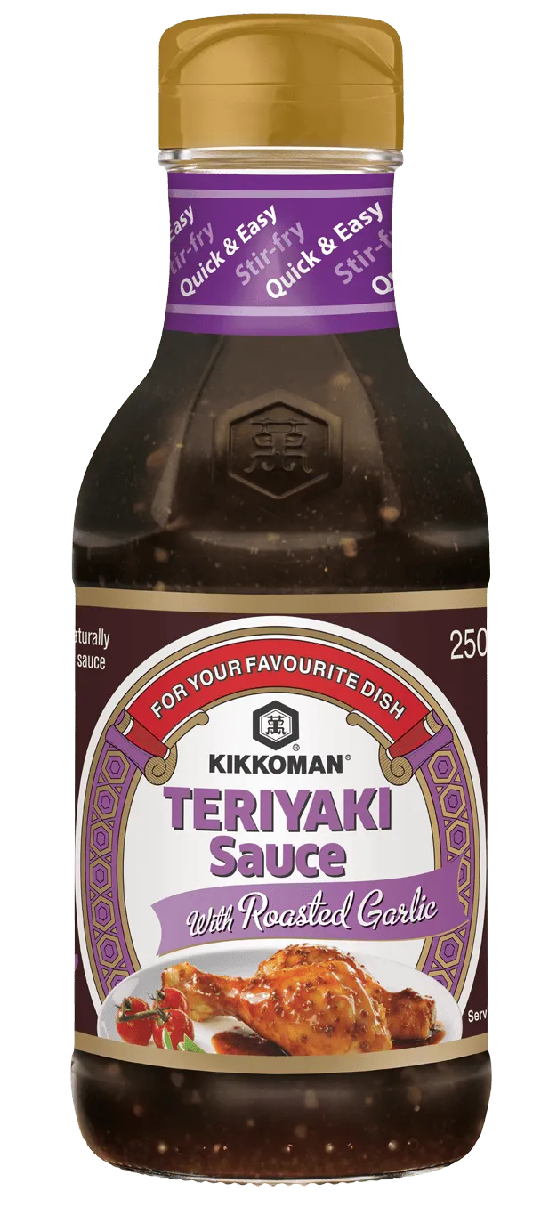 Kikkoman Kavrulmuş Sarımsaklı Teriyaki Sos 250 ml şişe