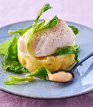Hardal soslu ve Tamari (Glutensiz) soya soslu morina balığı