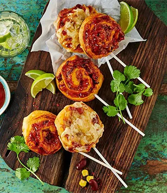 Meksika Usulü Pizza Tekerleri