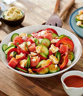 Salatalık ve Kavun Salatası