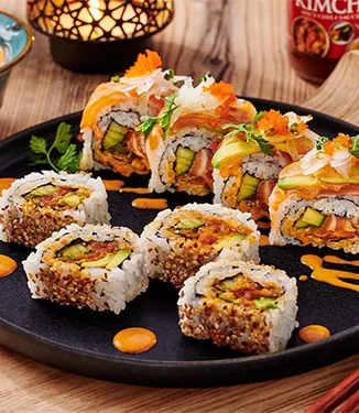 Baharatlı ton balığı ve somon sarması