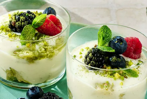 Matcha ve tamari eşliğinde vegan tiramisu