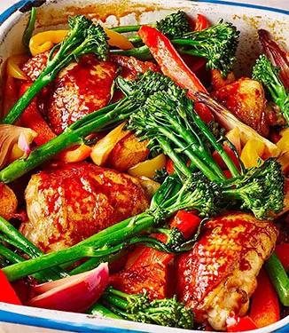 Teriyaki Tavuk Tepsisi